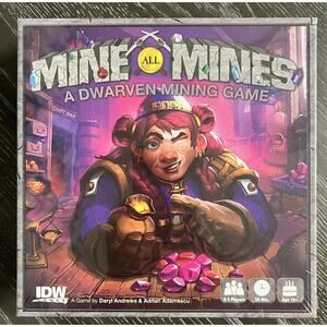 Mine All Mines Board Game by Daryl Andrews 2017 IDW Games, New and Sealed